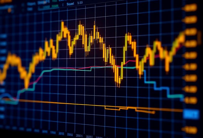 Graphiques financiers - Or papier